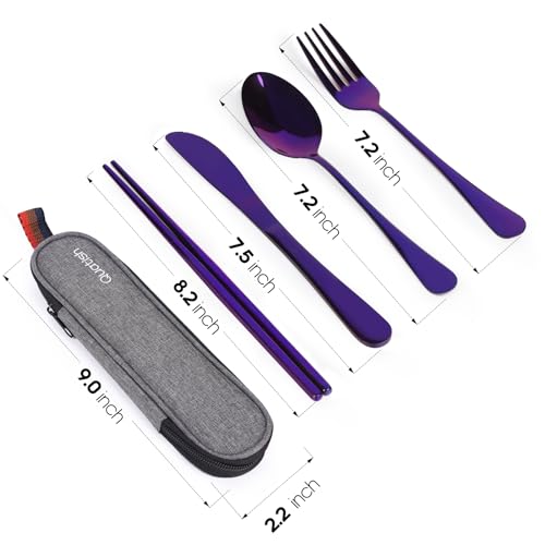 Travel Utensils with Case