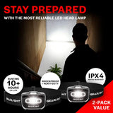 GearLight 2Pack LED Headlamp