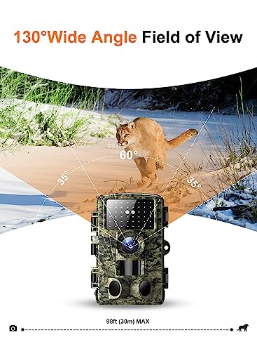 4K 48MP Trail Camera with Night Vision