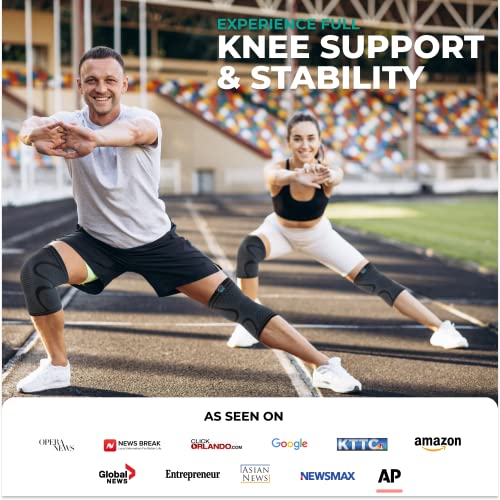 Modvel Knee Braces for Knee Pain Women & Men - 2 Pack