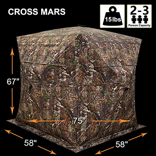 CROSS MARS 2-3 Person See Through Hunting Blind